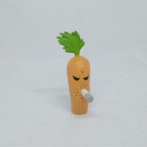 Kidrobot Kozik 2" Cigarette Smoking Carrot Figure RARE
